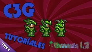 Chlorophyte armor  Tutorial Terraria 12 [upl. by Ahsanat]