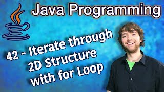 Java Programming Tutorial 42  Iterate through 2D Structure with for Loop [upl. by Monroy648]