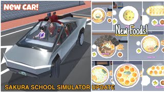 UPDATE‼️  Sakura School Simulator Update  New Hair Ramen Shop New Hats New Cars New Props etc [upl. by Marilyn251]