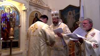 Tonsure as Reader and Ordination as Subdeacon of Peter Sodini 912013 [upl. by Aserehc]