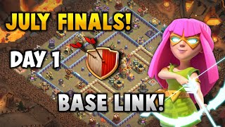 Top 6 Th16 World Championship Base With Link  Th16 July Finals Day 1 Bases  Clash of clan [upl. by Danielson]