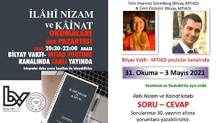 İlahi Nizam ve Kainat Okumaları 31 okuma  3 Mayıs 2021 Tülin Etyemez Schimberg amp Ümit Özdemir [upl. by Dimitri27]