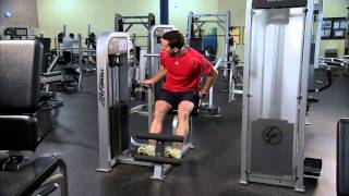 Life Fitness Pro2 Back Extension Instructions [upl. by Luoar]