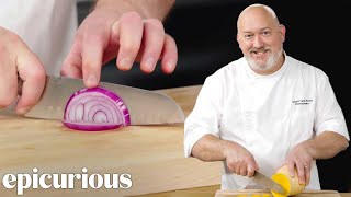 9 Essential Knife Skills To Master  Epicurious 101 [upl. by Bilac]