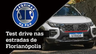 Carona na Nova Fiat Strada tudo sobre o lançamento da marca italiana I MÁQUINAS NA PAN [upl. by Notsae]