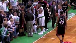 Kevin Garnett amp Quentin Richardson AltercationFight Playoffs Game 1 [upl. by Akeim792]