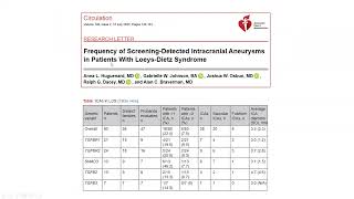 Surgical Thresholds for Root and Ascending Aortic Replacement in Loeys Dietz Syndrome [upl. by Platon806]