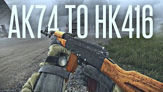 FROM AK TO HK  Escape From Tarkov Budget Loadout PVP Gameplay [upl. by Socher]