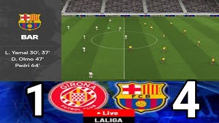 Girona Vs Barcelona 14  LaLiga 2024  Today Match Highlights [upl. by Leitnahs]