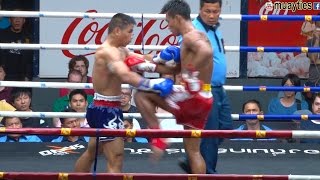 Muay Thai  Kongsak vs Yodlekpet ก้องศักดิ์ vs ยอดเหล็กเพชร  Rajadamnern Stadium Bangkok 5516 [upl. by Nitsua]