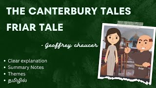 THE CANTERBURY TALES quotFRIAR TALEquot by Geoffrey Chaucer Tamil summary English literature 💓 [upl. by Margarita350]