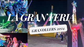 ¡LA GRAN FERIA DE ATRACCIONES DE GRANOLLERS 2024 🎡🎢⛲️ [upl. by Aihk652]