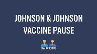 Why did the FDA and CDC recommend pausing the Johnson amp Johnson vaccine [upl. by Nitaj]