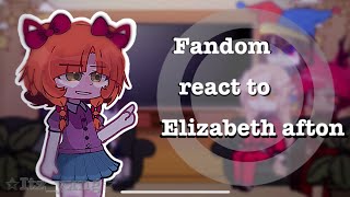 Fandom React to Elizabeth Afton Part 12  GCRV Hazbin Hotel  South Park  pls read dis ⬇️ [upl. by Moskow]