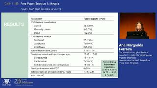 4 Chorioretinal atrophic lesions evolution in patients with inactive myopic choroidal neovasculariz [upl. by Anitsrik274]