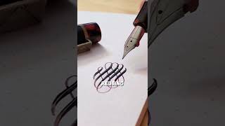 Fountain pens are just better Link in BIO calligraphy fountainpen satisfying [upl. by Sallad]