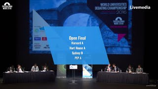 Thessaloniki WUDC 2016  Finals  Open Final [upl. by Swanhilda]