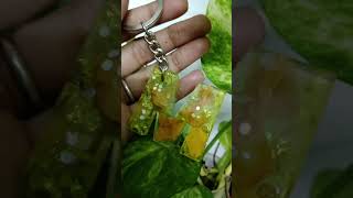 Handmade resin keychain [upl. by Phare]