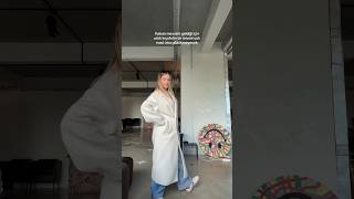 PİJAMA GİY ÇIK 🤠 shorts coat kombin ootd akım viralvideo [upl. by Hsiekal]