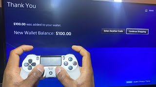 How to get free 100 PSN CODE on PS4 in 2024 Unpatched [upl. by Ruon]