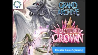 Opening 2 Grand Archive TCG Fractured Crown Booster Boxes [upl. by Dranrev267]