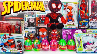 SpiderMan Toy Collection Unboxing Review Spidey and His Amazing Friends Toy Collection [upl. by Olfe899]