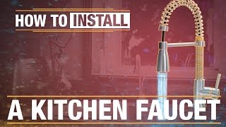 How To Install A Kitchen Faucet [upl. by Benedix]