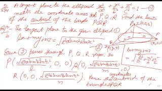 Lec30 Some Problems on Conicoids [upl. by Gwenni]