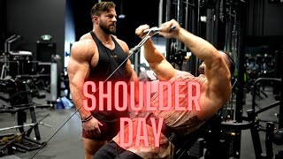 Insane Shoulder Workout for Huge Delts with IFBB Pro [upl. by Aissatsan]