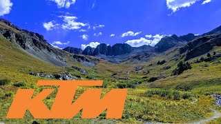 Colorado Alpine Loop  Engineer Pass to Cinnamon Pass  KTM 300 XCW TPI  September 13 2023 [upl. by Seilenna]