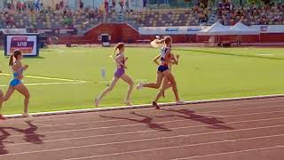 European Athletics U18 Championship Banská Bystrica 2024 womens 1500m heat 12 [upl. by Port]