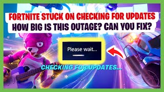 Fortnite STUCK on checking for updates PLEASE WAIT PS5PS4  Fortnite Stuck On Checking For Update [upl. by Nilrah675]