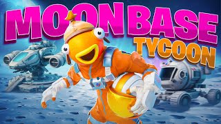 GUIDE MOONBASE TYCOON MAP FORTNITE CREATIVE 20  BUY UFO BUY ROCKET BUILD MOONBASE [upl. by Hanahsuar]