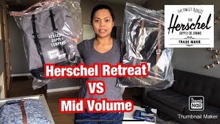 Herschel Retreat VS Mid Volume Size [upl. by Yellhsa816]