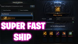 How To Get Astray Ship Lost Ark Guide Best Ship [upl. by Lexy226]