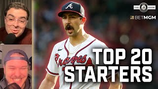 Top 20 Starting Pitchers in Baseball Right Now [upl. by Justin]