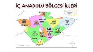 İç Anadolu Bölgesi İlleri  Öğrenciler İçin Öğretici Şiir Youtube Kids [upl. by Irmgard]