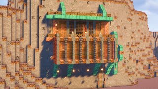 Minecraft Steampunk Mountain House  Tutorial [upl. by Dobrinsky]