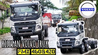 TRUK EROPA DATANG LAGI RILISAN TRUK VOLVO FMX 460 amp 420 PORT TO NAGRAK [upl. by Janiuszck]