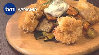 Receta  Langostinos apanados con queso parmesano  TVN Panamá [upl. by Alaek]