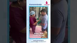 Welcoming our VBAC tiny miracle with open arms at Varamm Healthcare vbac normaldeliverystory [upl. by Ainer]