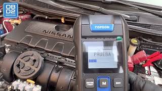 Prueba de baterías sistema de carga y arranque TOPDON BT300P [upl. by Tamberg]