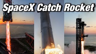 How SpaceX Landed A Rocket Without Landing Legs Catching a Giant Rocket With Giant Chopsticks [upl. by Hpesoj]