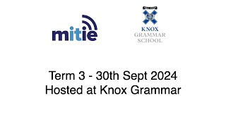 Mitie  Term 3 Live from Knox Grammar [upl. by Kathy985]