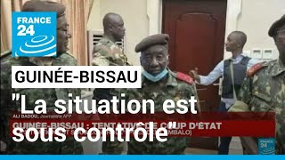 Tentative de coup dÉtat en GuinéeBissau  quotLa situation est maintenant sous contrôlequot [upl. by Henka]