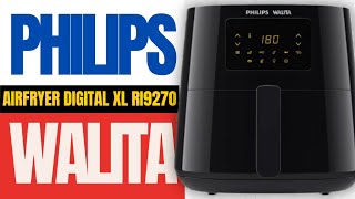 FRITADEIRA AIRFRYER ESSENTIAL XL DIGITAL PHILIPS WALITA 2000W  RI9270  TESTEI NA PRÁTICA [upl. by Enelyahs]