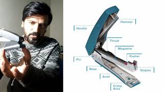 Disassemble stapler machine No deli 0425  Parts of a stapler and their functions [upl. by Arvie]