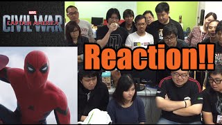 OS REACTION สดๆร้อนกับ Captain America Civil War  Trailer 2 [upl. by Strohl566]