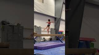 Level 2 beam 96 las vegas 2024 level2 gymnast gymnasticclass [upl. by Dincolo]