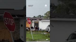 Tornado Damage in Fort Myers Florida From Hurricane Milton [upl. by Elburr350]